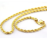 14K GP Gold Imperial Serpentine Chain Necklace