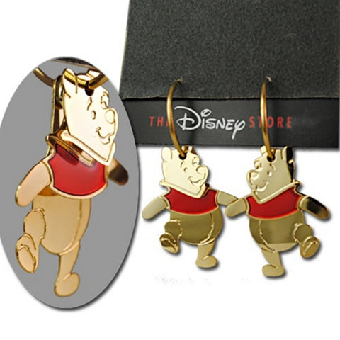 Disney Winnie The Pooh 3D Hoop Earrings