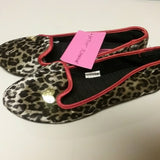 Betsey Johnson  Leopard Slippers