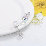 Crystal Prism Stud Earrings