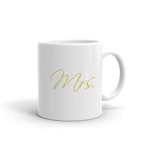 Mrs Gold Insignia Mug