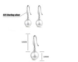 .925 Silver Swarovski Pearl Earrings