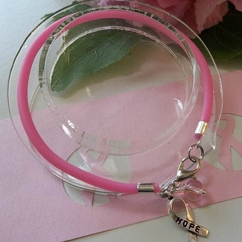 Hope Charm - Breast Cancer Awareness Bracelets
