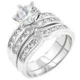Formal Silver Engagement Set