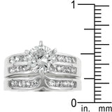 Formal Silver Engagement Set