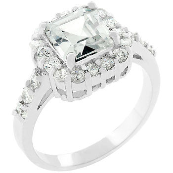 Pave Princess Ring
