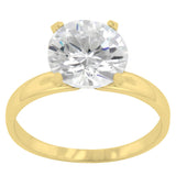 Timeless Gold Solitaire Engagement Ring
