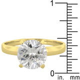 Timeless Gold Solitaire Engagement Ring