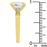 Timeless Gold Solitaire Engagement Ring