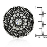 Antique Silver Crest Ring