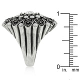Antique Silver Crest Ring