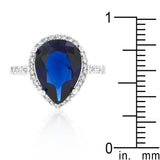 Sapphire Drop Ring