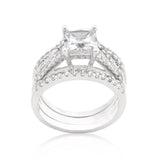 Princess Cut Triple Bridal Set