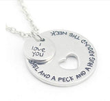 Silver Bushel & Peck Charm Necklace