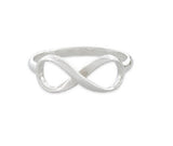 .925 Pure Sterling Silver Infinity Ring