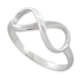 .925 Pure Sterling Silver Infinity Ring
